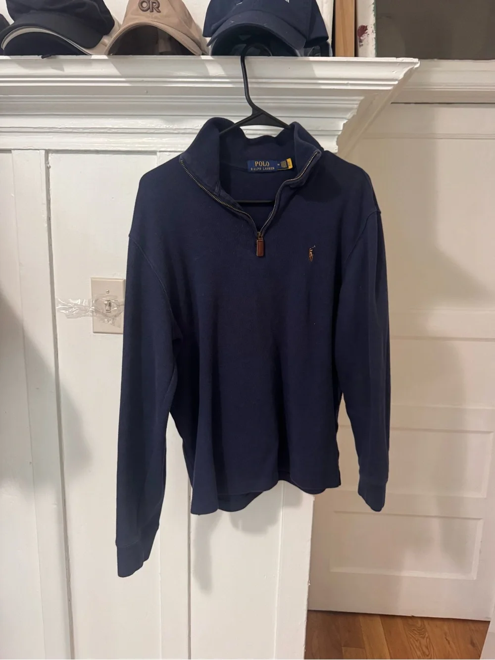 Polo by Ralph Lauren Navy Half-Zip Sweater